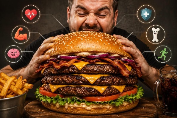 Nutrición entre panes: Los sorprendentes beneficios de la hamburguesa