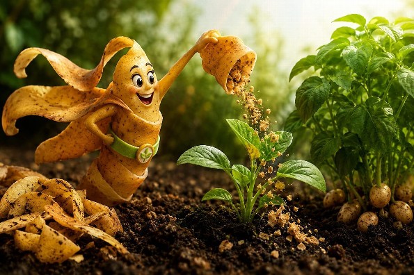 El tesoro oculto en tu cocina: crea abono orgánico con cáscaras de papa ¡Ideal para todas tus plantas!