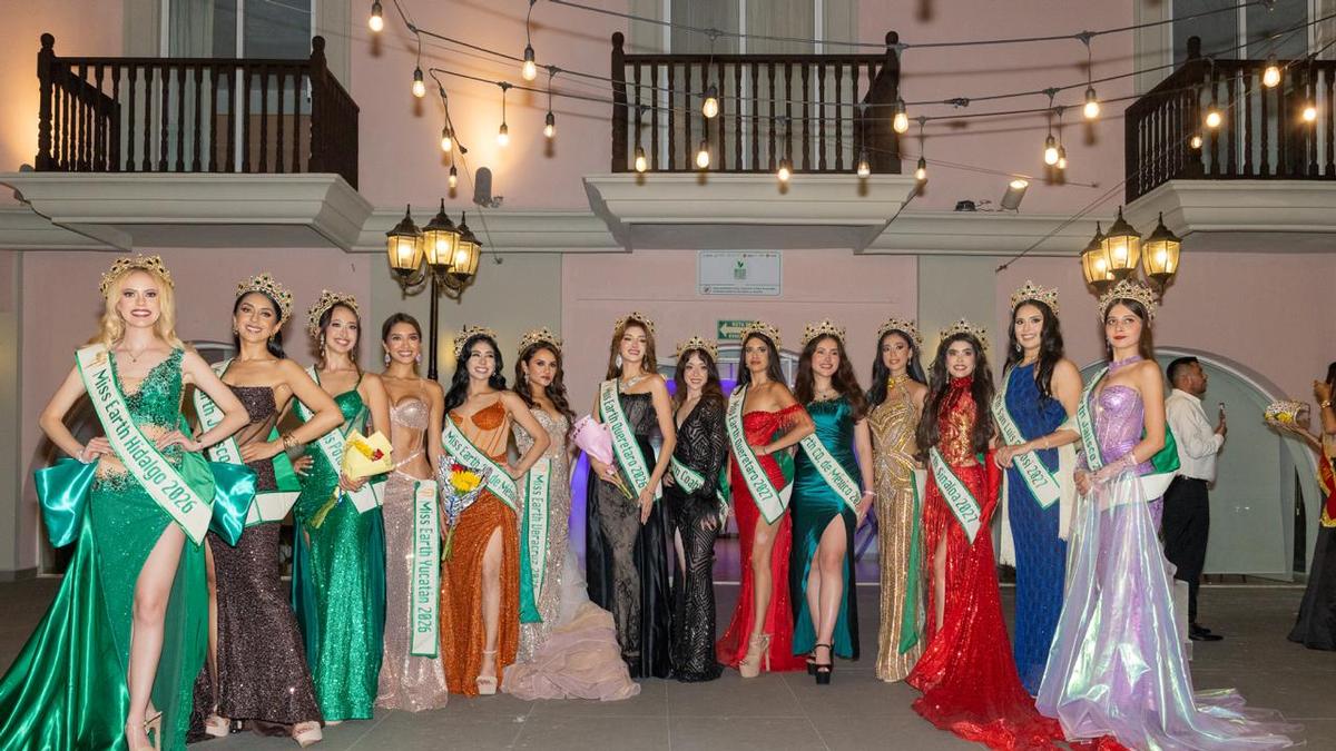 Llegan a Veracruz las finalistas de Miss Earth México 2026/2027