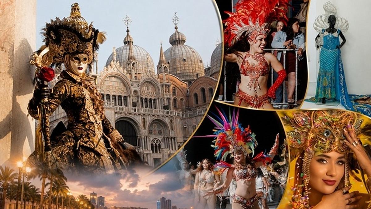 ¡Venecia, Brasil y Veracruz juntos en una espectacular pasarela de Carnaval!