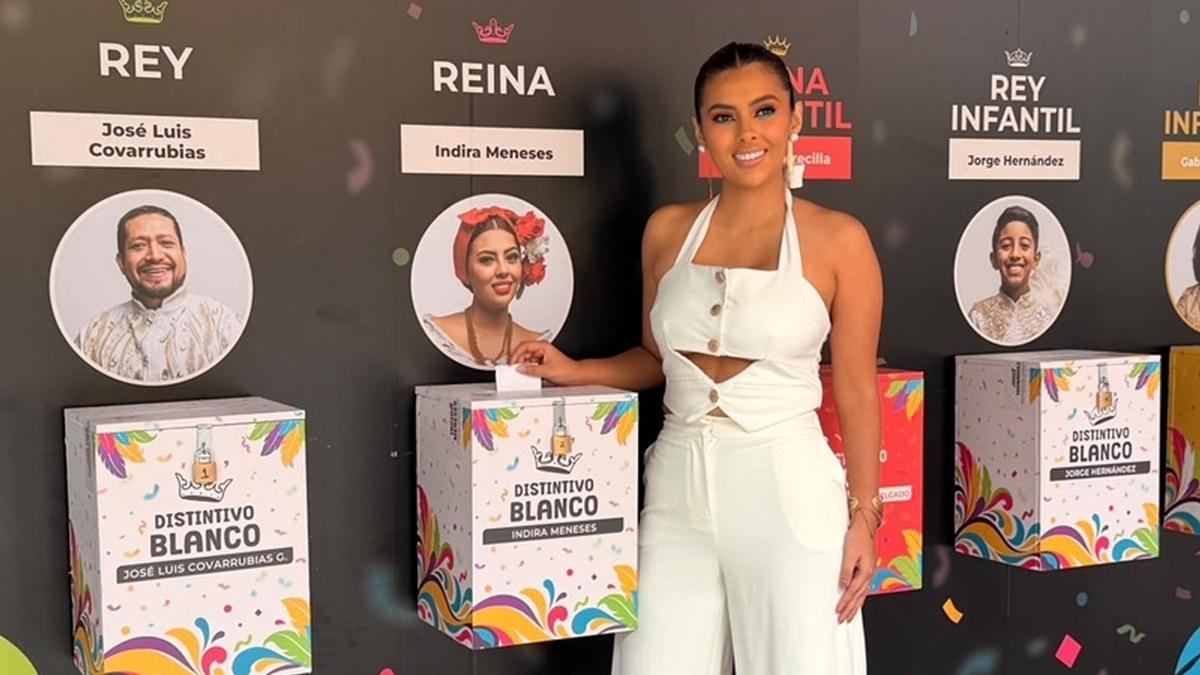 Indira Meneses avanza hacia su sueño y emite voto de continuidad para el Carnaval de Veracruz