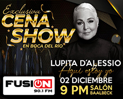 Cena -Show Lupita D´alessio
